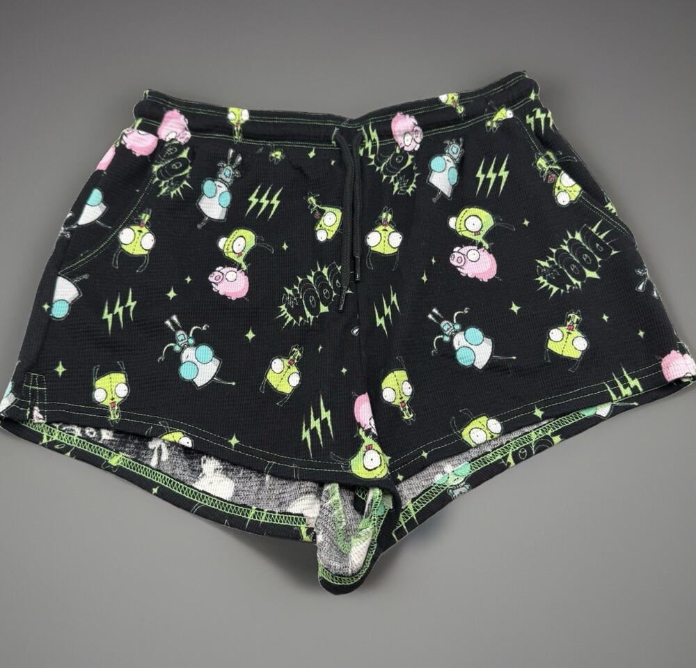 Invader Zim Allover Print Thermal Lounge Shorts Size SMALL New